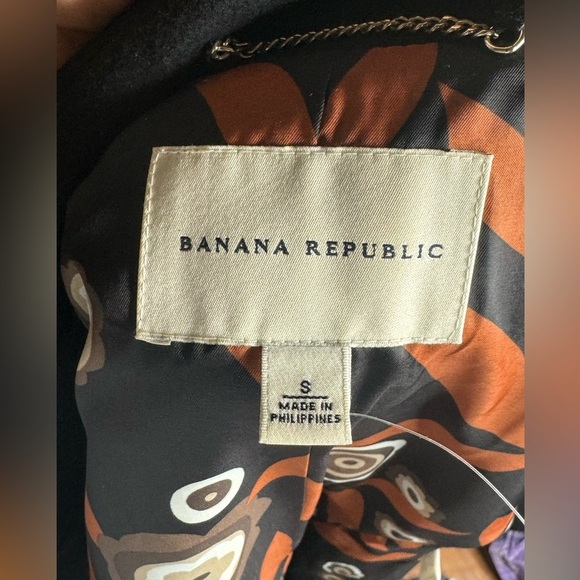 Banana Republic Pea Coat Sz Small - Picture 3 of 3